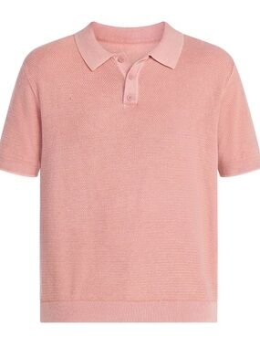 NB SS Mesh Polo Mens XL Coral Castle Sweater
